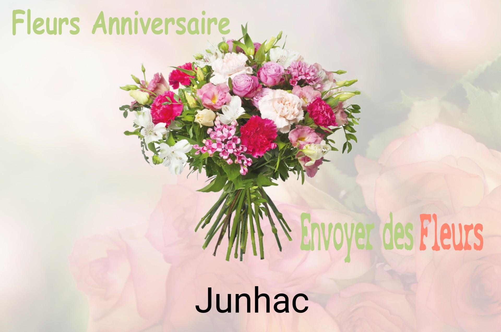Bouquet de fleurs d’anniversaire livré à Junhac