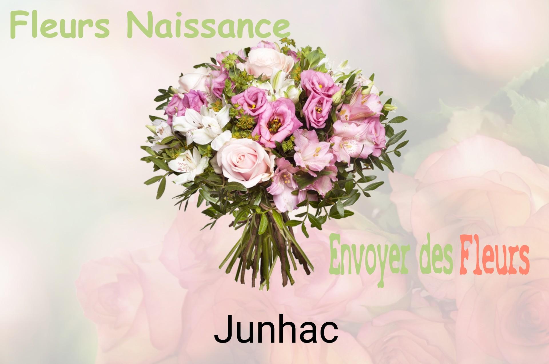 Bouquet de fleurs de naissance livré à Junhac